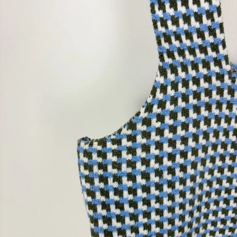 STITCHES & STRIPES Poplar Tank in Cornflower Combo Size S